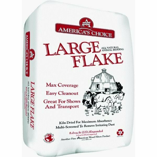 American Wood Fibers Large Flake Stall Shavings 25504